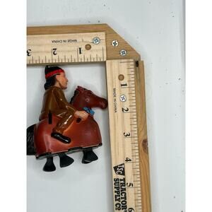 Vintage Wind Up Horse Rider Toy 1970s Durham Industries Made in Hong Kong